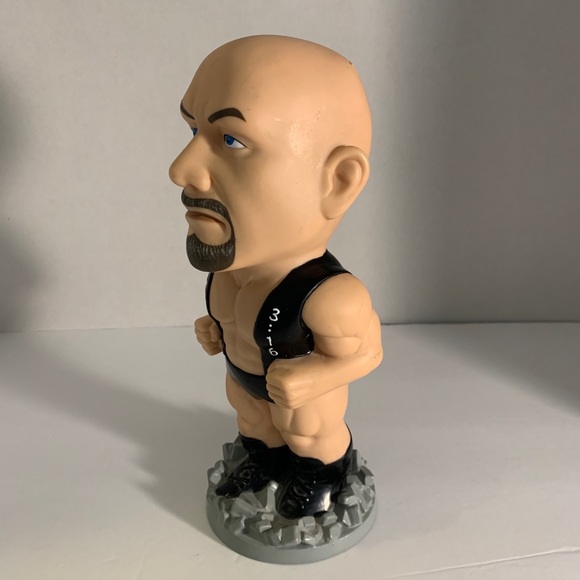 Vintage 90's WWE 1998 Stone Cold Austin 3:16 Battery Operated Piggy Bank. - Picture 9 of 14